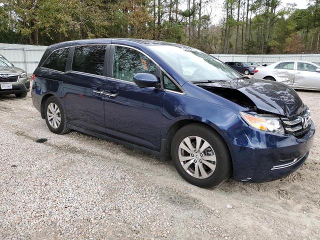 5FNRL5H63EB092010 - 2014 HONDA ODYSSEY EX BLUE photo 4