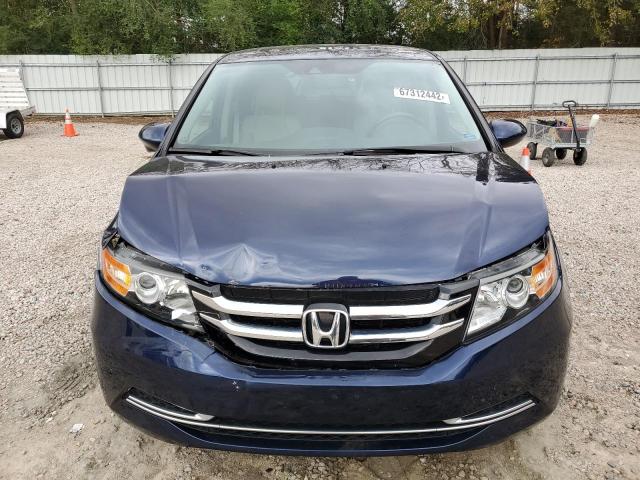 5FNRL5H63EB092010 - 2014 HONDA ODYSSEY EX BLUE photo 5