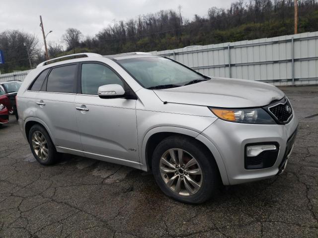 5XYKWDA21CG251073 - 2012 KIA SORENTO SX SILVER photo 4