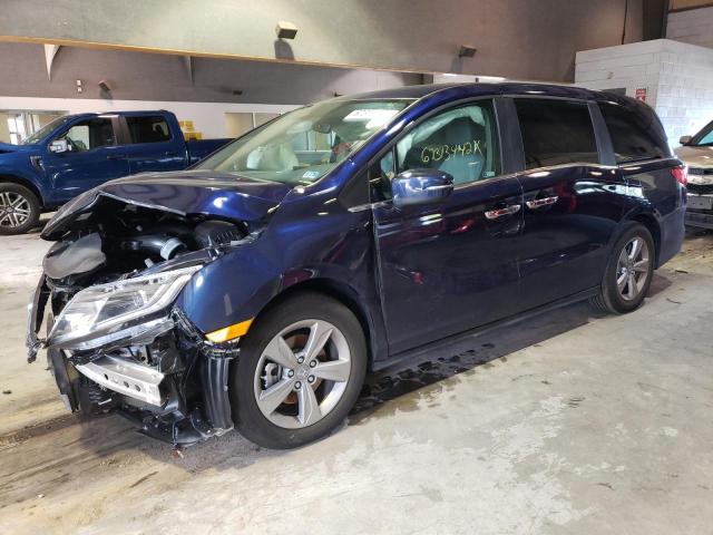 5FNRL6H76KB****** - 2019 HONDA ODYSSEY BLUE photo 1