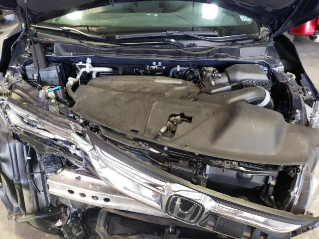 5FNRL6H76KB****** - 2019 HONDA ODYSSEY BLUE photo 12