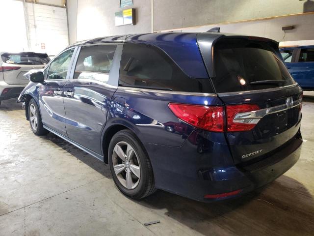 5FNRL6H76KB****** - 2019 HONDA ODYSSEY BLUE photo 2