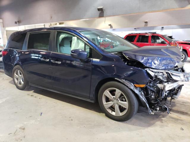 5FNRL6H76KB****** - 2019 HONDA ODYSSEY BLUE photo 4