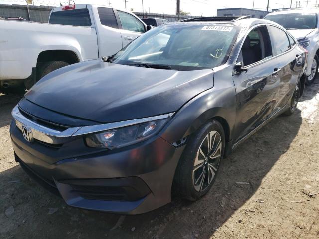 2HGFC1F75HH653069 - 2017 HONDA CIVIC EXL Mavi foto 2