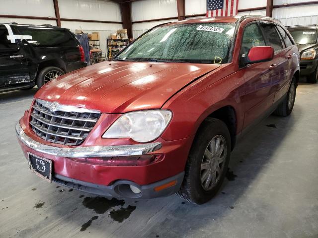 2A8GM68X37R122268 - 2007 CHRYSLER PACIFICA T RED photo 2