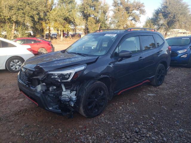 JF2SKALC3MH428328 - 2021 SUBARU FORESTER S GRAY photo 1