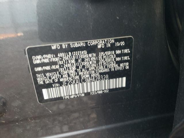 JF2SKALC3MH428328 - 2021 SUBARU FORESTER S GRAY photo 13