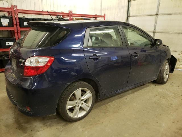 2T1LE4EE2BC019538 - 2011 TOYOTA MATRIX BLUE photo 3