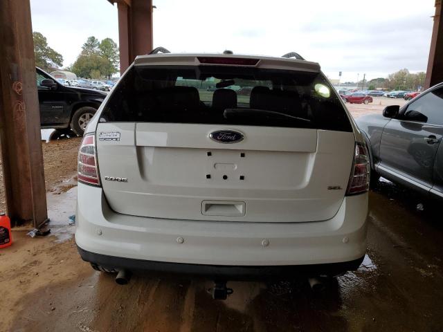 2FMDK38CX9BA81916 - 2009 FORD EDGE SEL WHITE photo 6