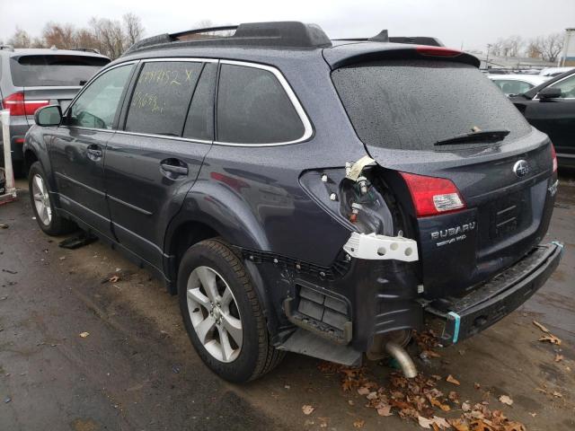 4S4BRDLC6D2285546 - 2013 SUBARU OUTBACK 3. GRAY photo 3