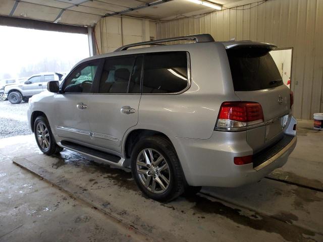 JTJHY7AX9D4100240 - 2013 LEXUS LX 570 SILVER photo 2