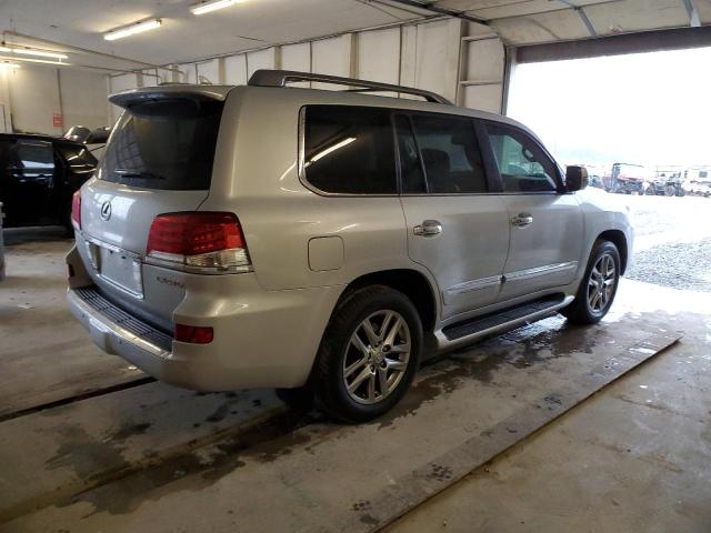 JTJHY7AX9D4100240 - 2013 LEXUS LX 570 SILVER photo 3