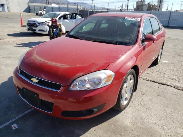 2G1WD58C089226057 - 2008 CHEVROLET IMPALA SUP 红色 照片 1