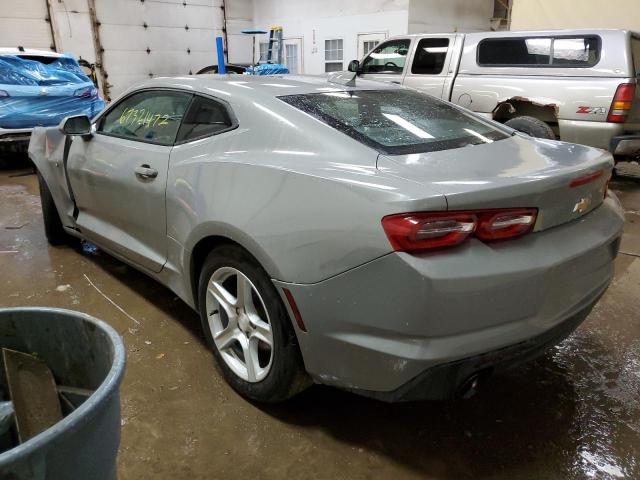 1G1FB1RS2K0104225 - 2019 CHEVROLET CAMARO LS GRAY photo 2