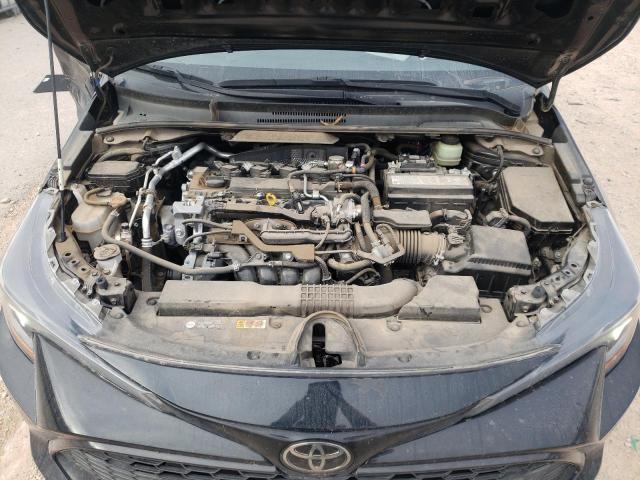 JTND4RBE2L3075896 - 2020 TOYOTA COROLLA SE BLACK photo 7