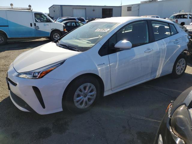 JTDKAMFU9M3148319 - 2021 TOYOTA PRIUS SPEC WHITE photo 1