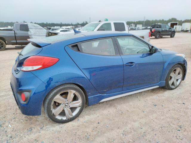 KMHTC6AE4FU243681 - 2015 HYUNDAI VELOSTER T BLUE photo 3