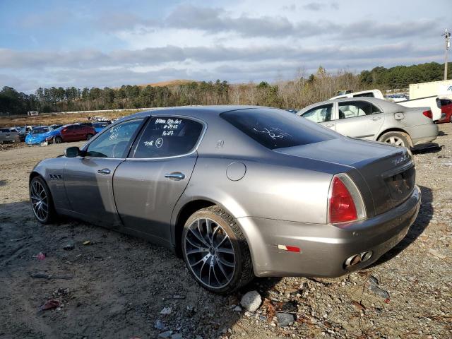 ZAMCE39A650017674 - 2005 MASERATI QUATTROPOR GRAY photo 3