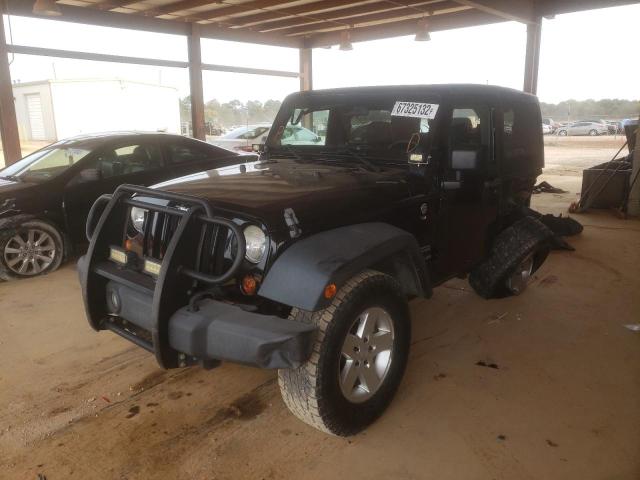 1C4AJWAG7CL285492 - 2012 JEEP WRANGLER S BLACK photo 2