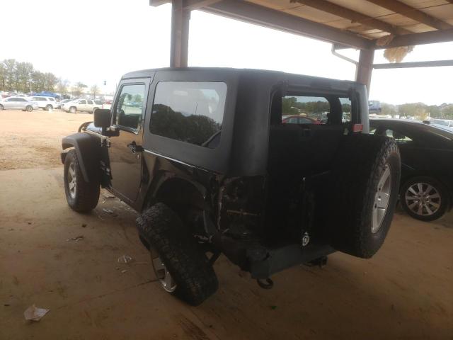 1C4AJWAG7CL285492 - 2012 JEEP WRANGLER S BLACK photo 3