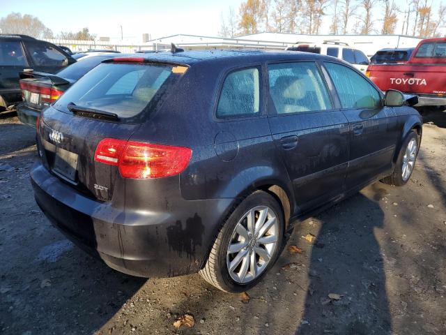 WAUHE78P29A072613 - 2009 AUDI A3 2.0T BLACK photo 3