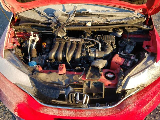 JHMGK5H78HS009566 - 2017 HONDA FIT EX RED photo 11