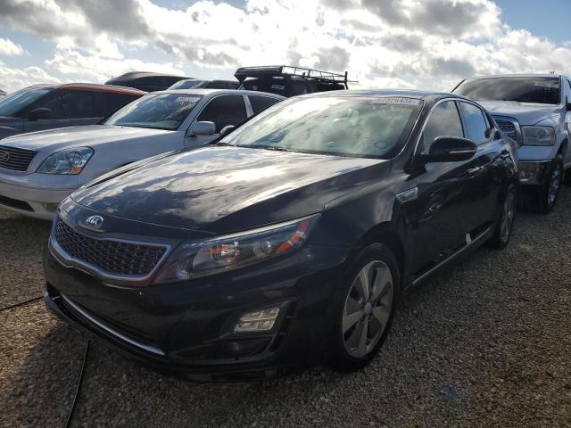 KNAGN4AD0E5066175 - 2014 KIA OPTIMA HYB BLACK photo 2