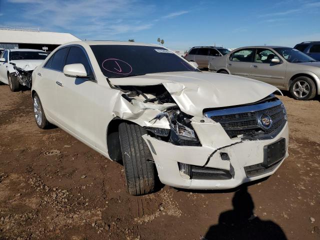 1G6AE5SX5D0125923 - 2013 CADILLAC ATS PREMIU WHITE photo 1