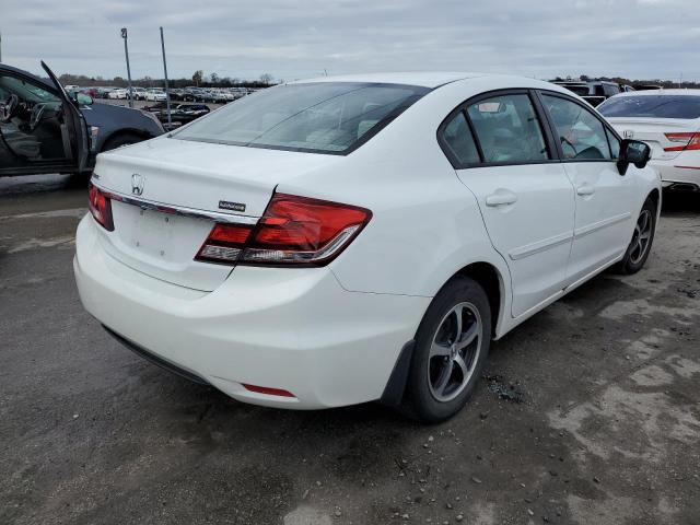 19XFB2F72FE059720 - 2015 HONDA CIVIC SE WHITE photo 4