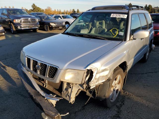 JF1SF65682H704643 - 2002 SUBARU FORESTER S Gümüş foto 2