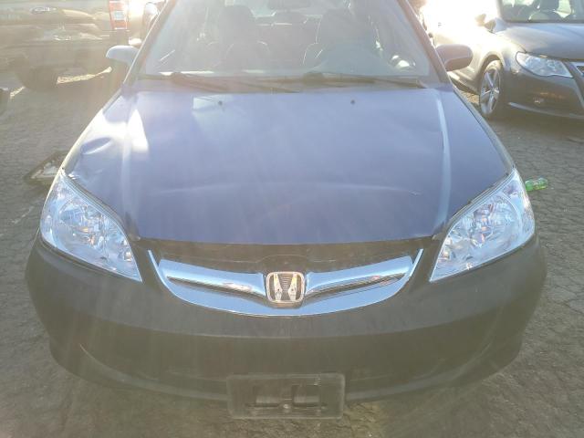 2HGES16394H580892 - 2004 HONDA CIVIC DX V BLUE photo 5