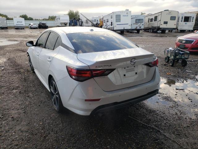 3N1AB8DV4LY305467 - 2020 NISSAN SENTRA SR WHITE photo 3