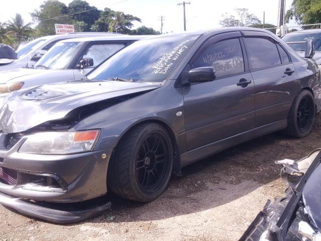 JA3AH86D25U012073 - 2005 MITSUBISHI LANCER EVO CHARCOAL photo 2