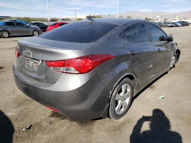 5NPDH4AE7DH397078 - 2013 HYUNDAI ELANTRA GL GRAY photo 4