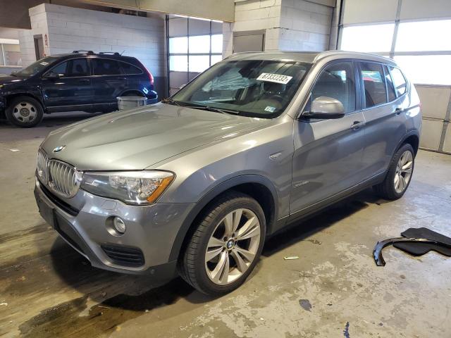 5UXWX9C58G0D86597 - 2016 BMW X3 XDRIVE2 GRAY photo 1