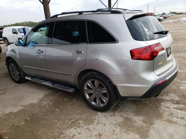 2HNYD2H78BH529287 - 2011 ACURA MDX ADVANC SILVER photo 2