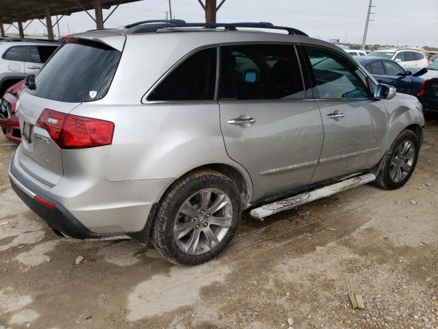 2HNYD2H78BH529287 - 2011 ACURA MDX ADVANC SILVER photo 3