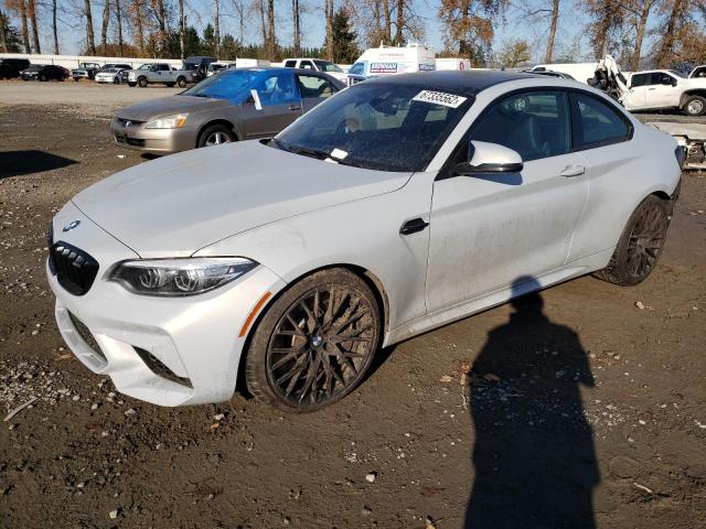 WBS2U7C05M7J30430 - 2021 BMW M2 COMPETI WHITE photo 1