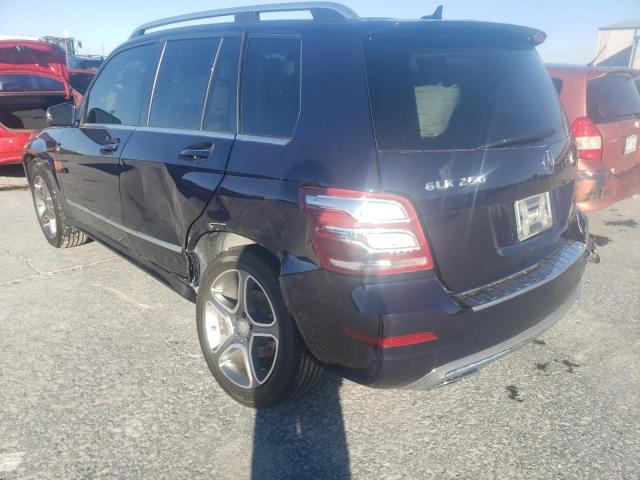 WDCGG0EB4FG371564 - 2015 MERCEDES-BENZ GLK 250 BL BLUE photo 2