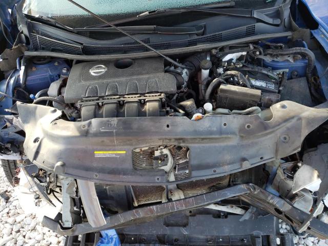 3N1AB7AP6DL696426 - 2013 NISSAN SENTRA S BLUE photo 11