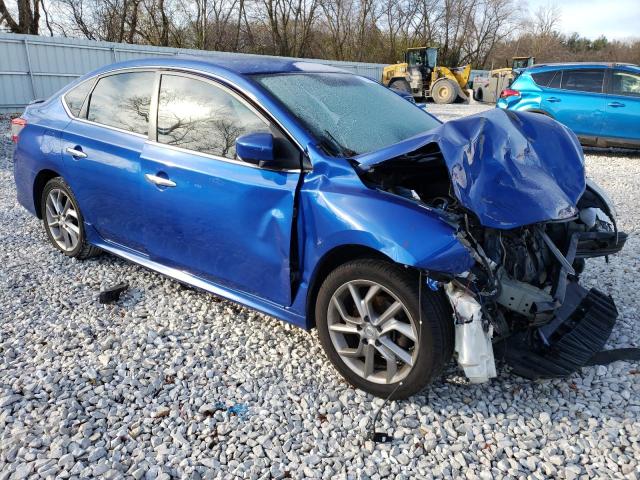 3N1AB7AP6DL696426 - 2013 NISSAN SENTRA S BLUE photo 4