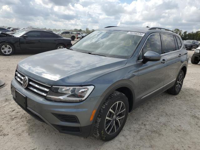 3VV3B7AXXLM107586 - 2020 VOLKSWAGEN TIGUAN SE GRAY photo 2