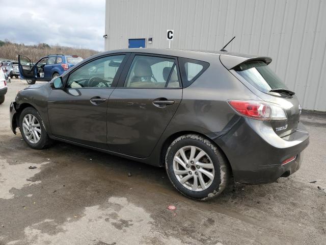 JM1BL1L86C1522461 - 2012 MAZDA 3 I GRAY photo 2