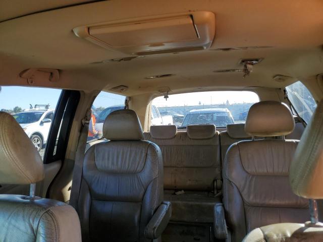 5FNRL38715B078488 - 2005 HONDA ODYSSEY BEIGE photo 10