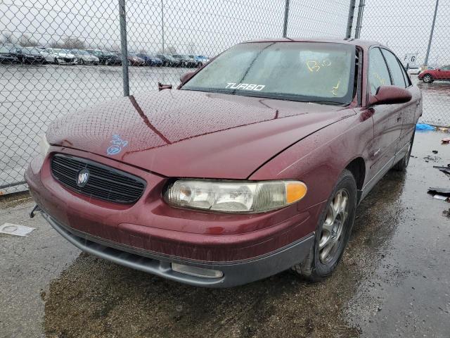 2G4WF5214X1538299 - 1999 BUICK REGAL GS MAROON photo 2