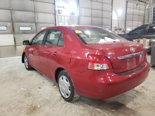 JTDBT923571096031 - 2007 TOYOTA YARIS RED photo 2