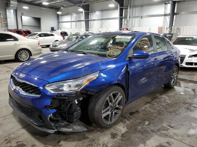 3KPF34AD4KE017887 - 2019 KIA FORTE GT L BLUE photo 2