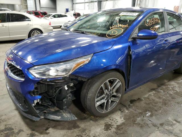 3KPF34AD4KE017887 - 2019 KIA FORTE GT L BLUE photo 9