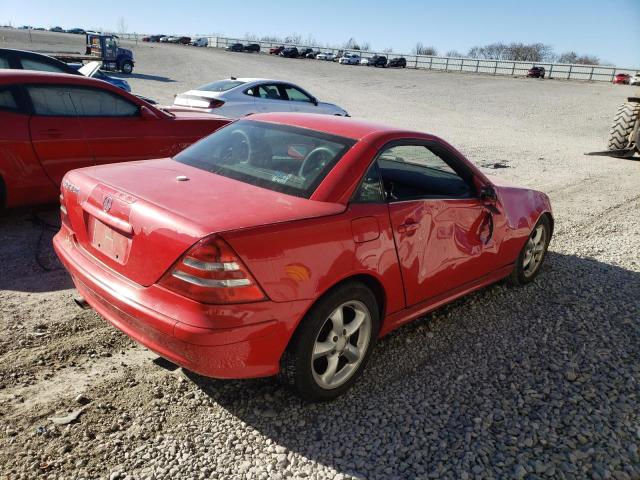 WDBKK65F42F242954 - 2002 MERCEDES-BENZ SLK 320 RED photo 3