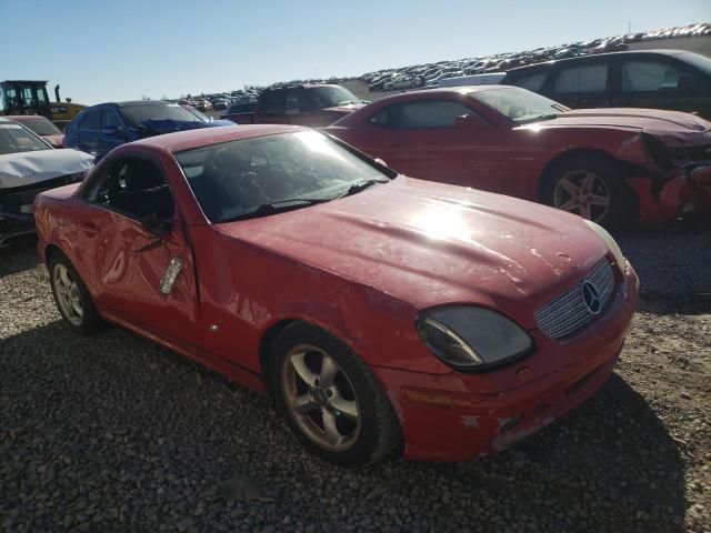 WDBKK65F42F242954 - 2002 MERCEDES-BENZ SLK 320 RED photo 4